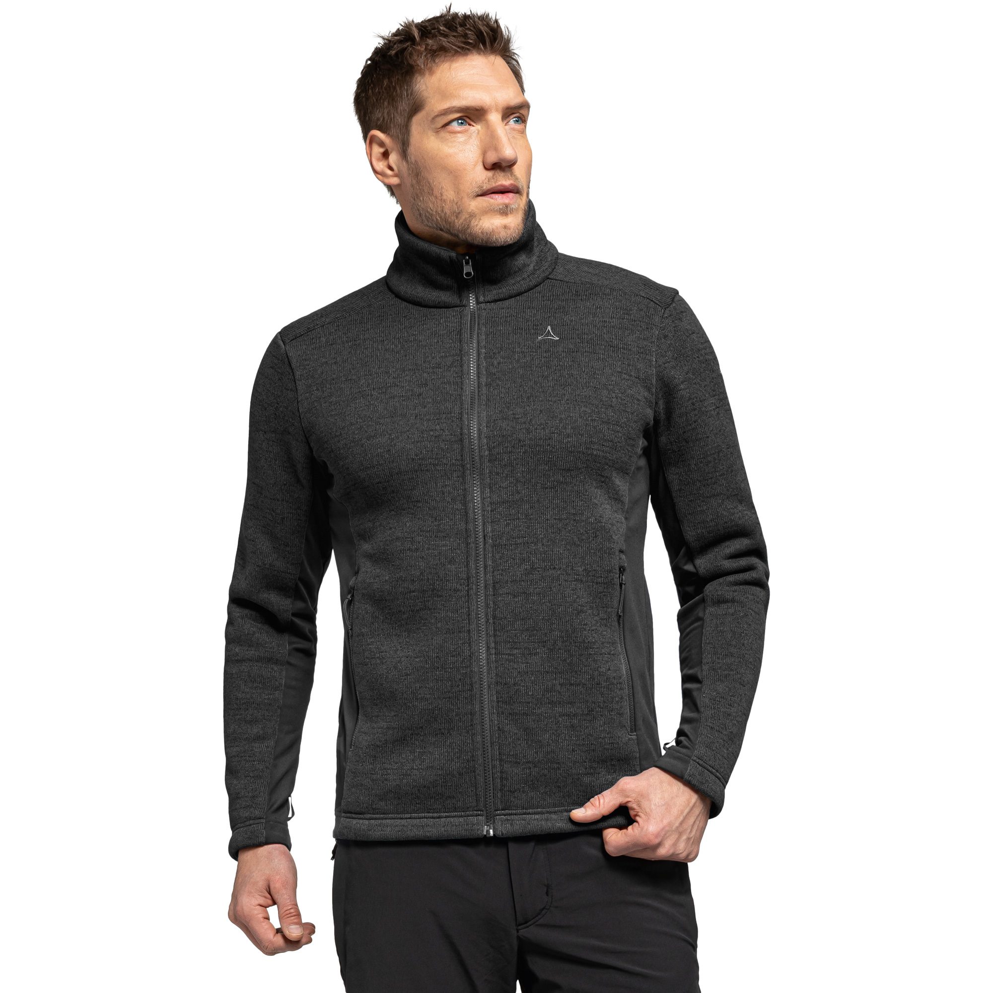 Schöffel Oberau ZipIn Fleecejacke Herren schwarz