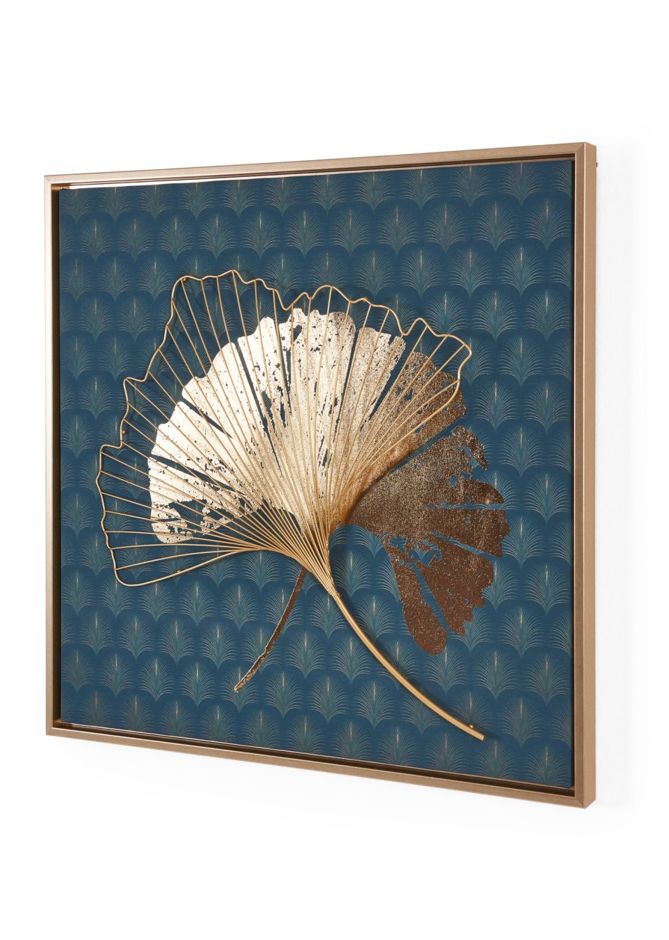 Tableau avec feuille de ginko