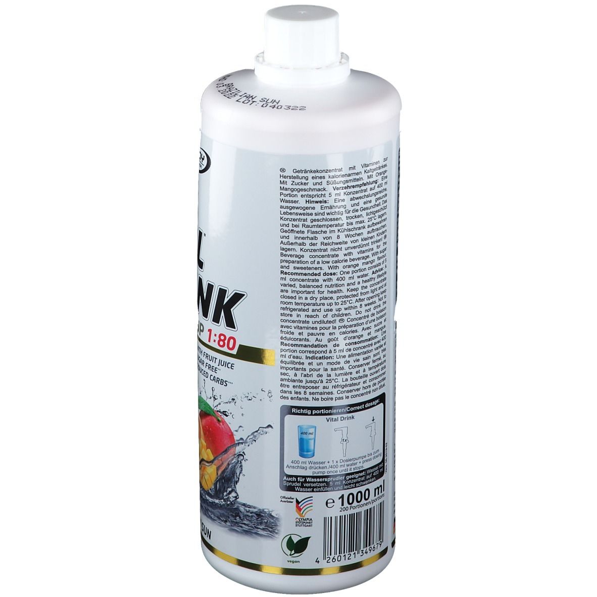 Best Body Nutrition Low Carb Vital Drink, Brazilian Sun