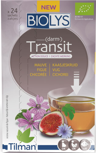 Biolys Transit Action Douce Mauve/Figue/Chicorée 24 Sachets