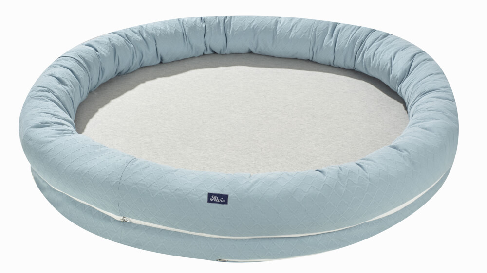 ALVI Schlummer-Nestchen XL Diamond aqua