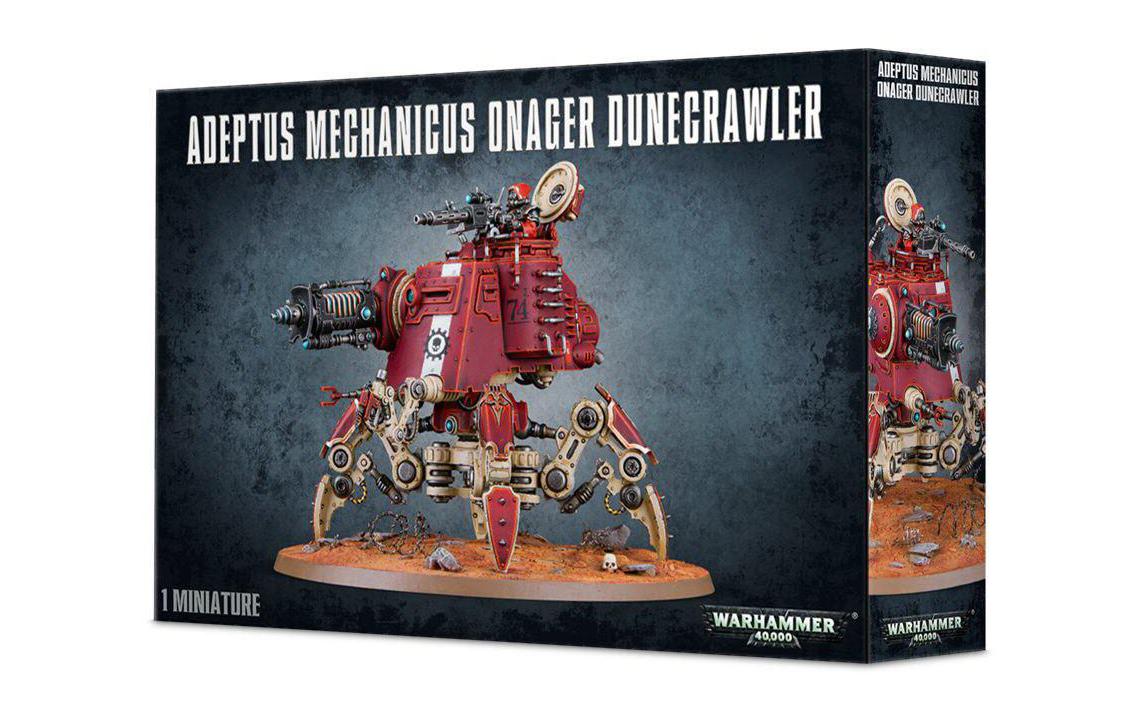 Fahrzeug Warhammer 40k Adeptus Mechanicus Onager DunecrawlerBausatz für 1 Fahrzeug