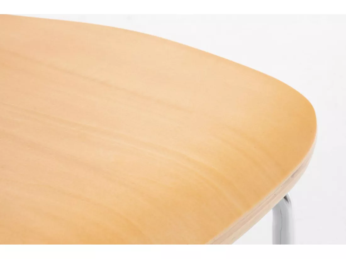 Lot de 2 Chaise de conférence - Bois & Nature - Nature - Aaron