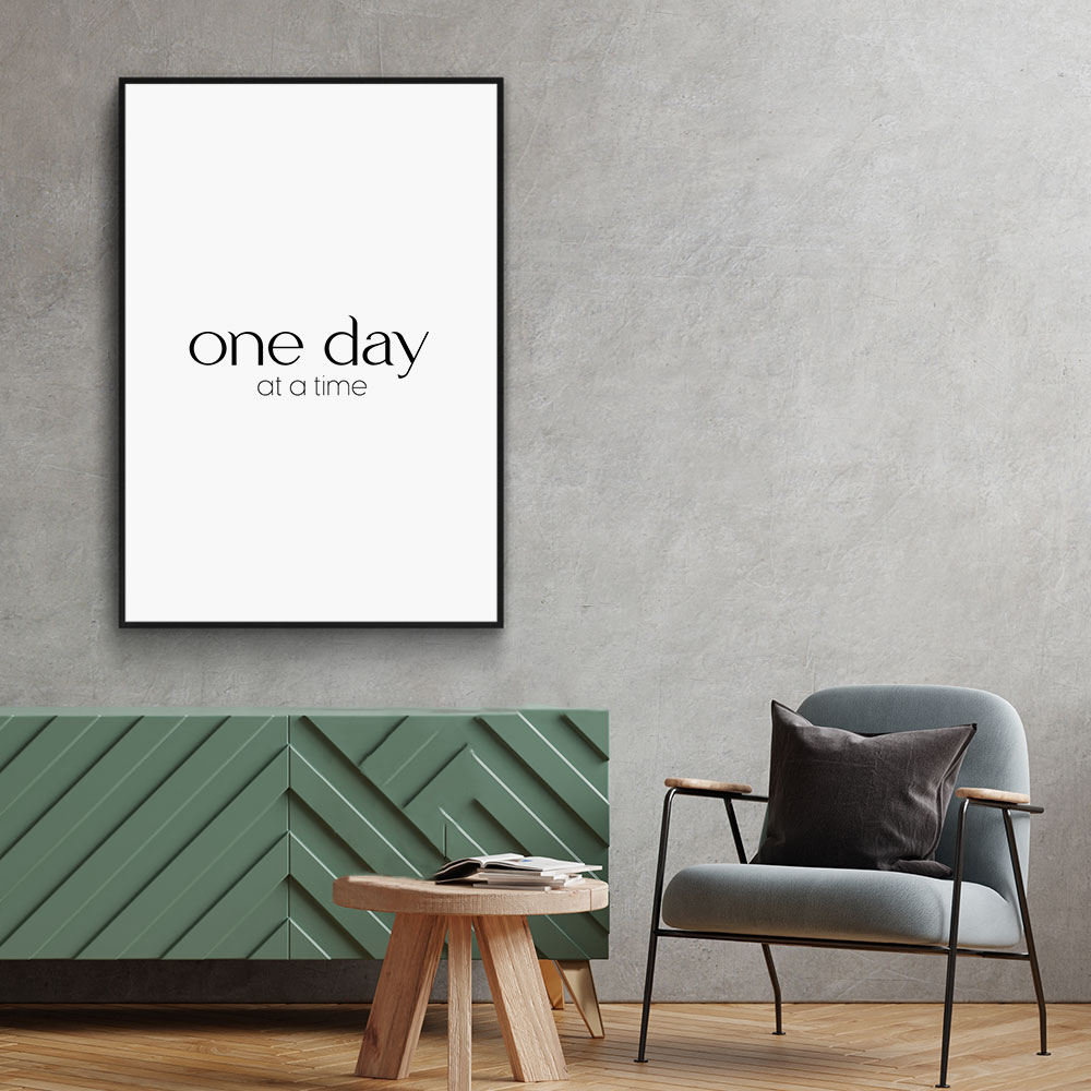 Walljar plexiglas schilderij - One Day At A Time Plexiglas schilderij - 60 x 90 cm