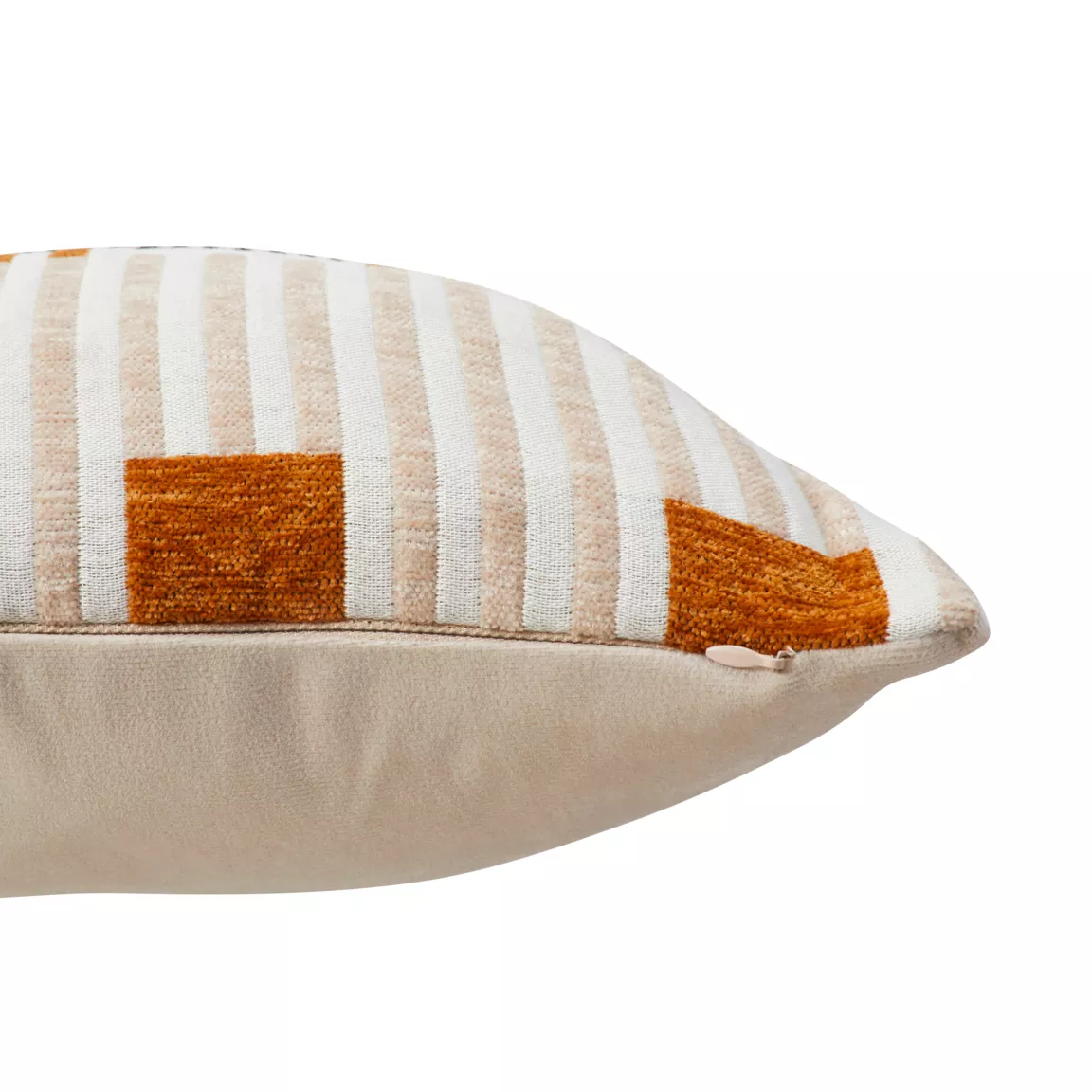 Coussin carré brodé (40 x 40 cm) Jangwa Beige