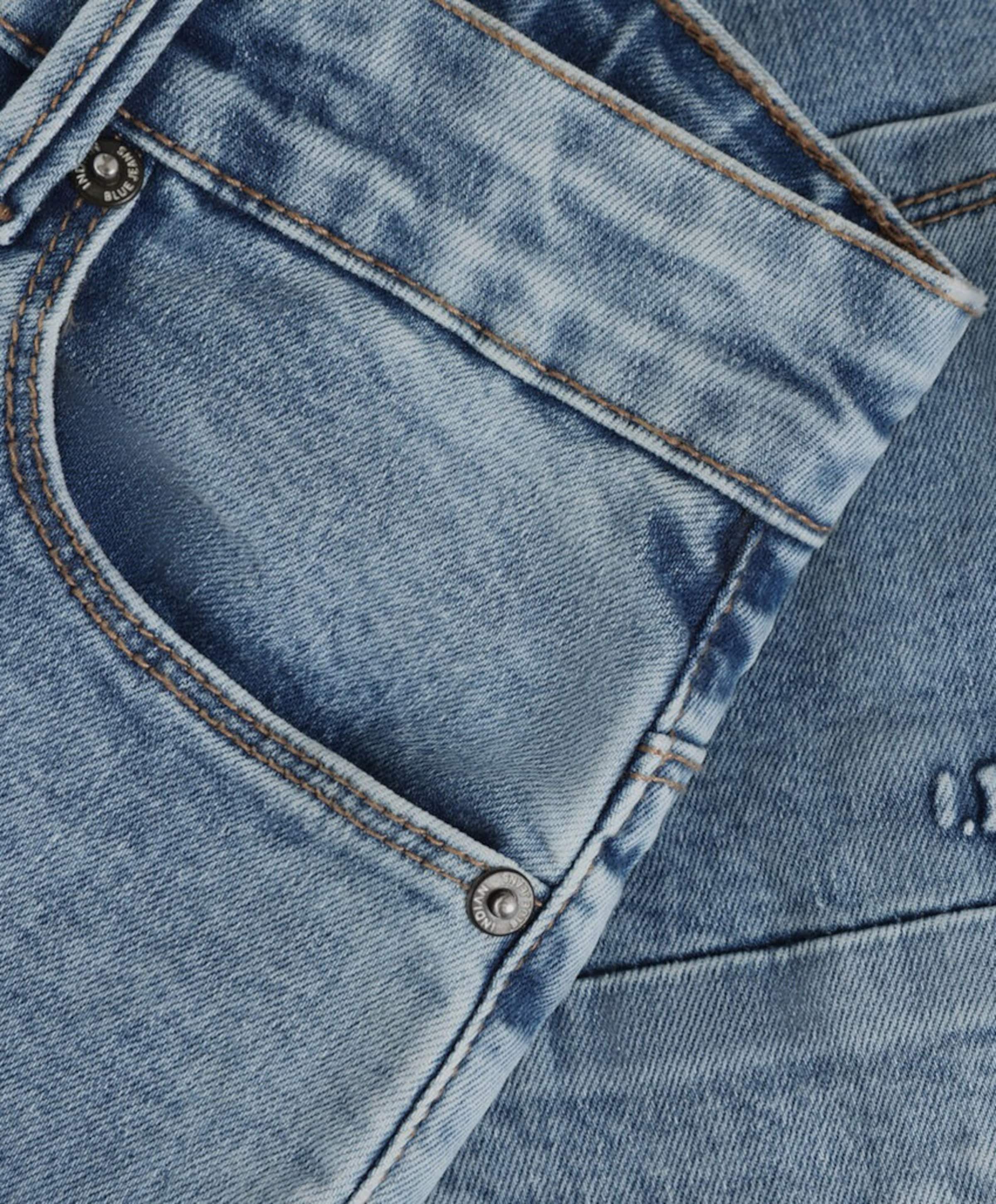 Indian Blue Jeans Wide Denim Blue Jeans jongens korte broek blauw