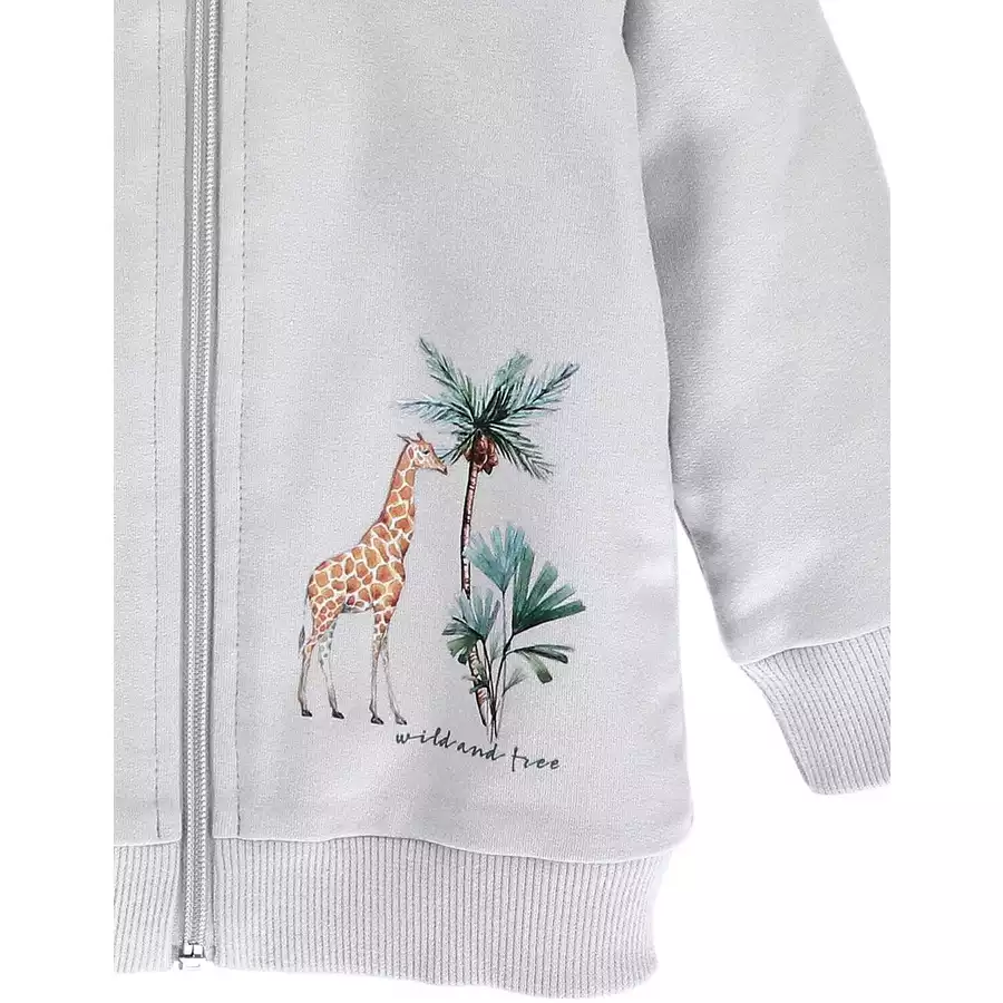 Nini Jacke Herbst, Winter grau