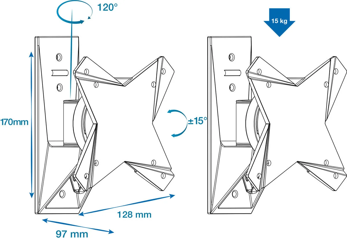 Norstone Jura A1327-GC360X Supports TV
