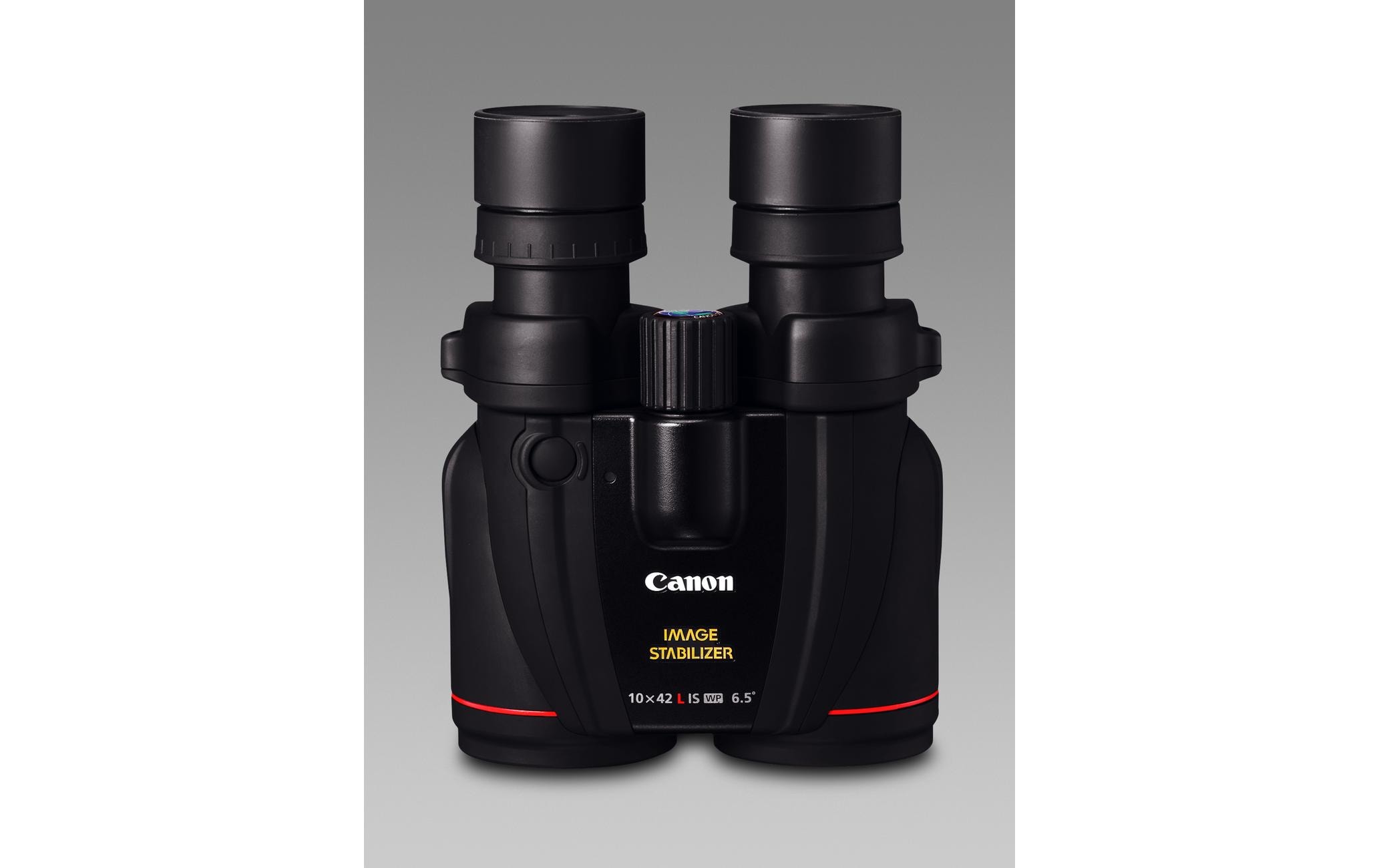 Fernglas 10x42L IS WP<br>Wasserdichte* Premium-Fernglas mit 10facher Vergrösserung bietet die lichtstarke Spitzenoptik der Canon L Serie sowie einen optischen Bildstabilisator