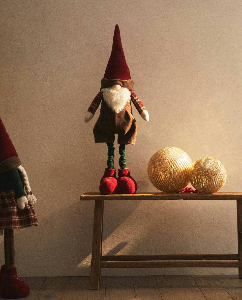DECORAÇÃO DE GNOMO DE NATAL