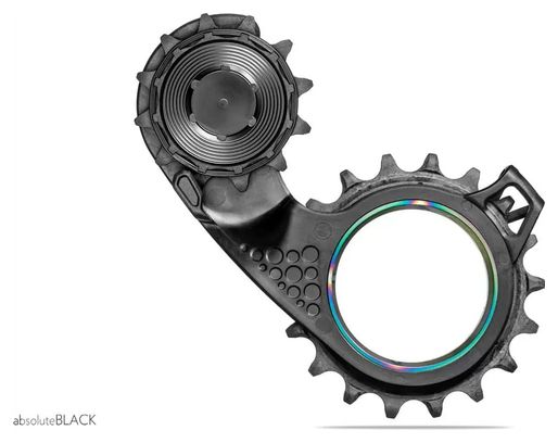 Chape de Dérailleur Hollowcage AbsoluteBlack pour Ultegra / Dura Ace 11 V Rainbow