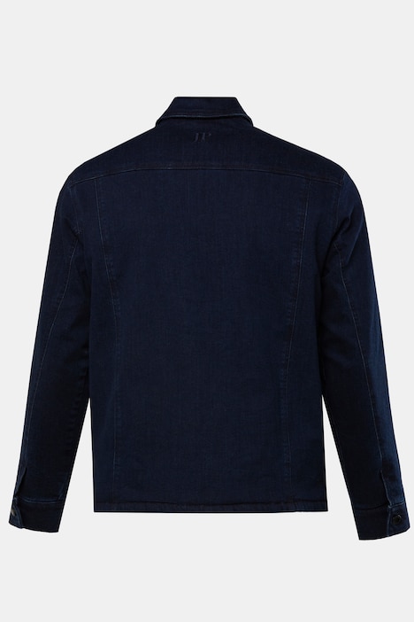 JP 1880 Jeansjacke, Teddyfutter, Brusttaschen, bis 8 XL