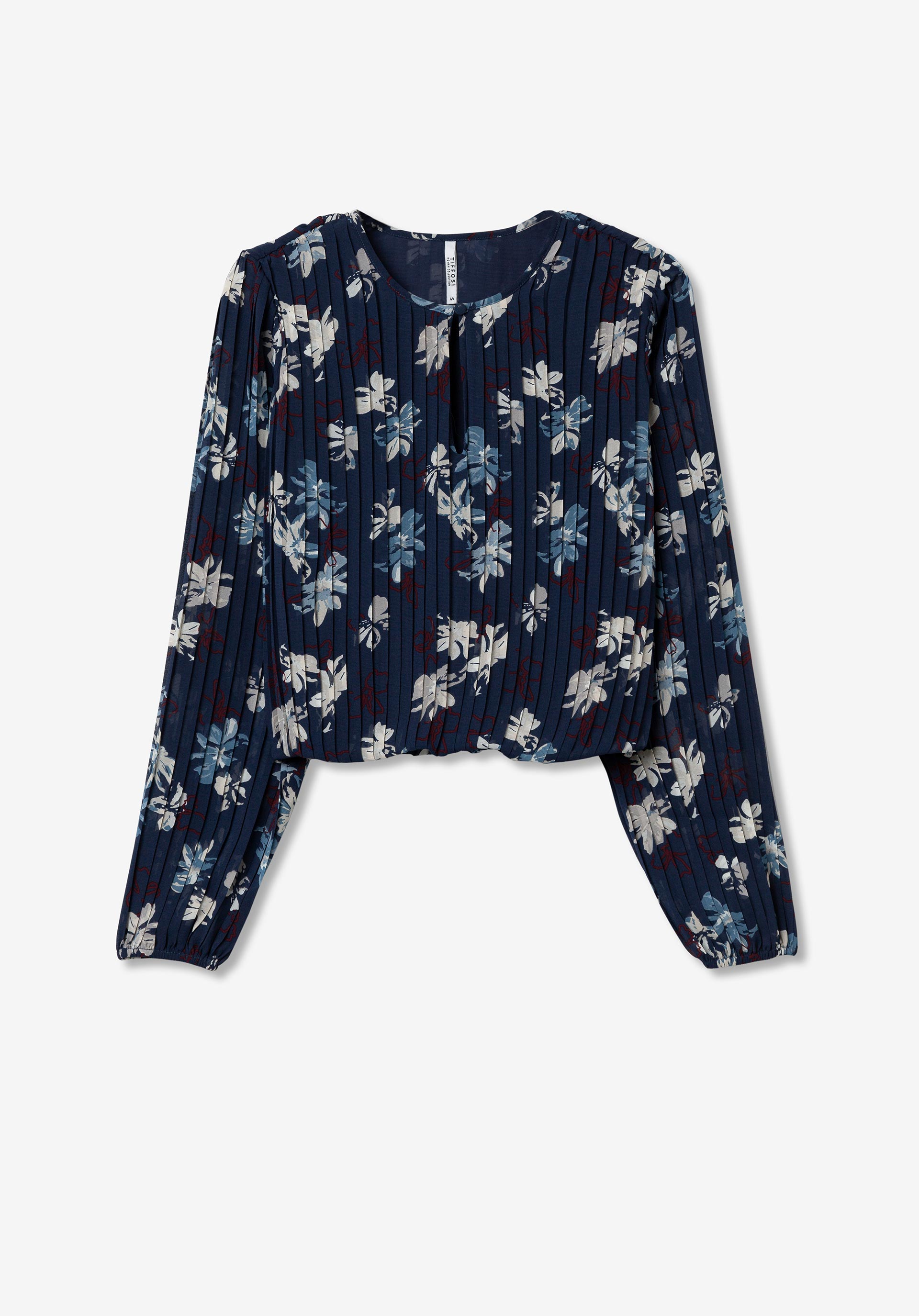 Blusa Plissada Estampado Floral