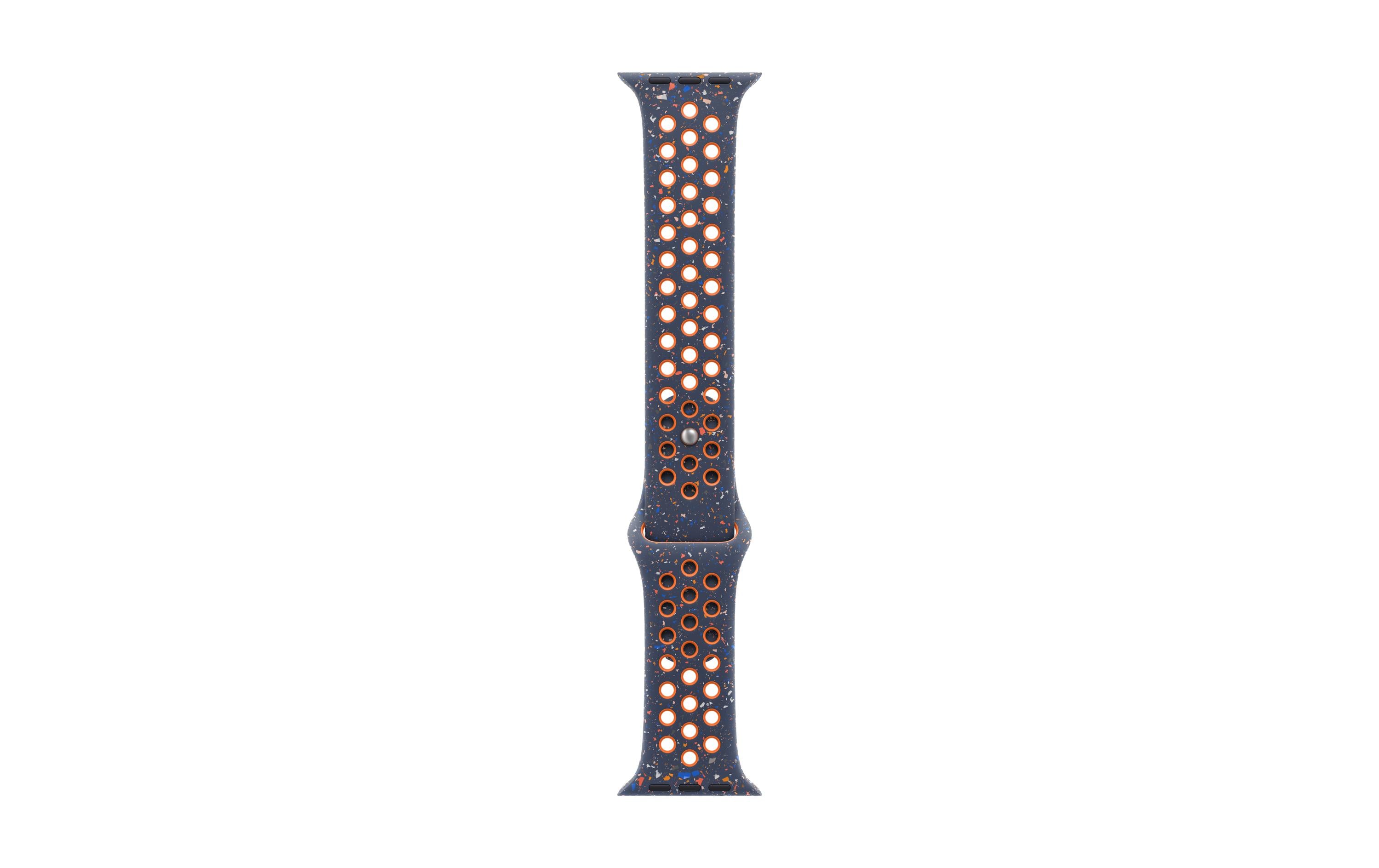 Sport Band 46 mm Blau/Rot S/MArmband zu Apple Watch 46 mm