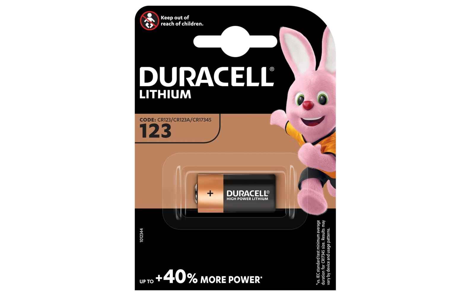 Photobatterie Lithium 123 , 1 StückLithium-Batterie 123, 1 Stück