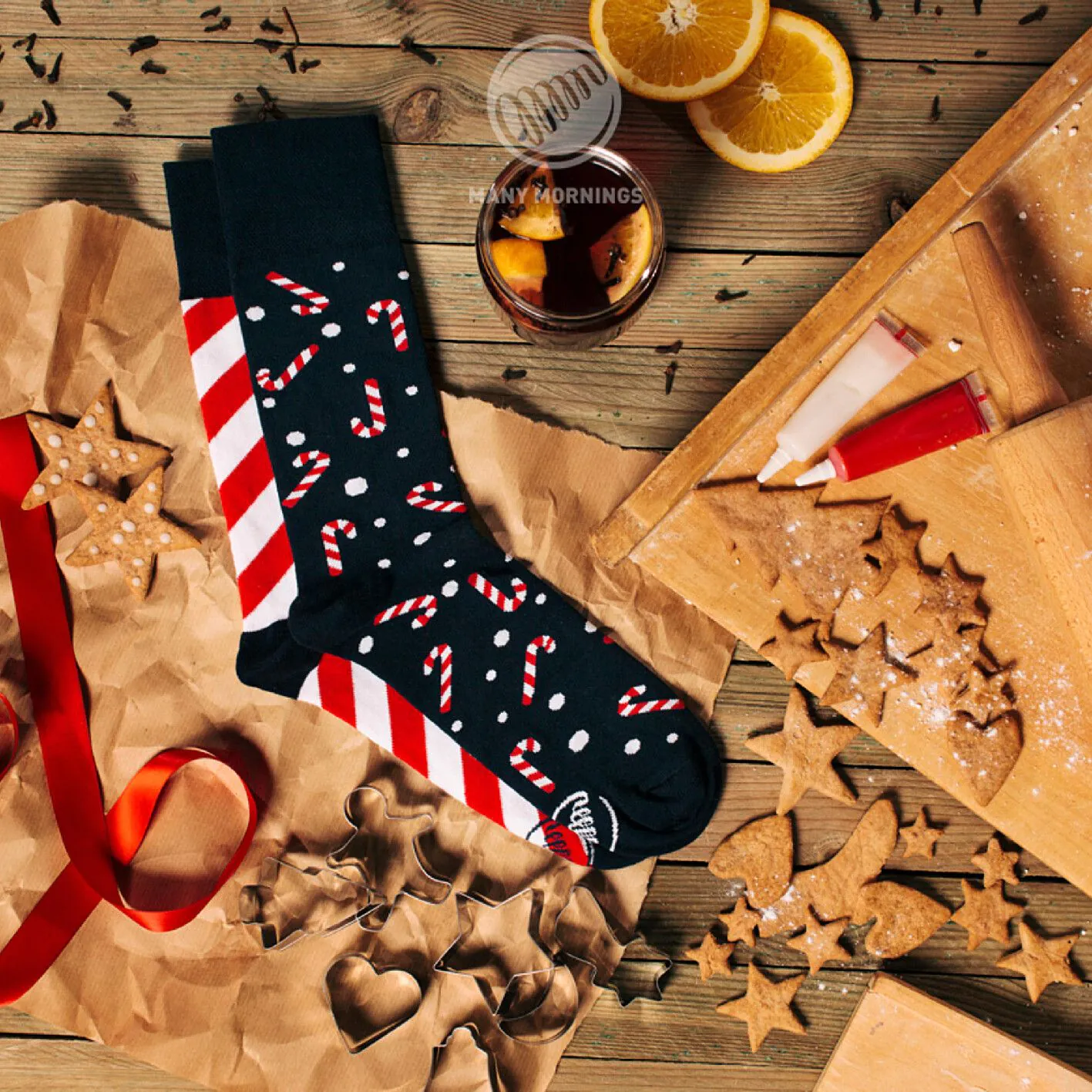 Weihnachtssocken Sweet Xmas Größe 43-46