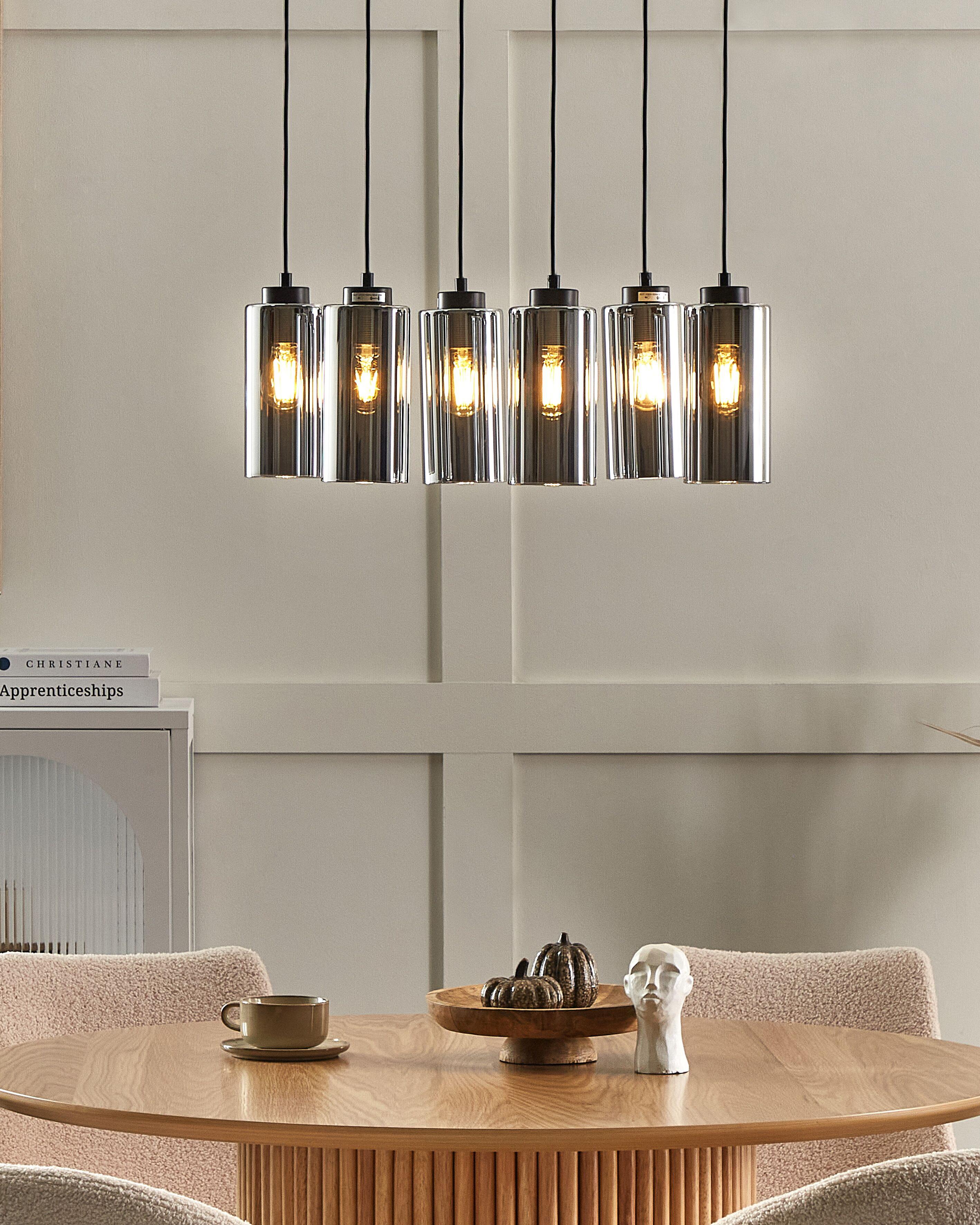 Hanglamp PURIRI Glas Grijs