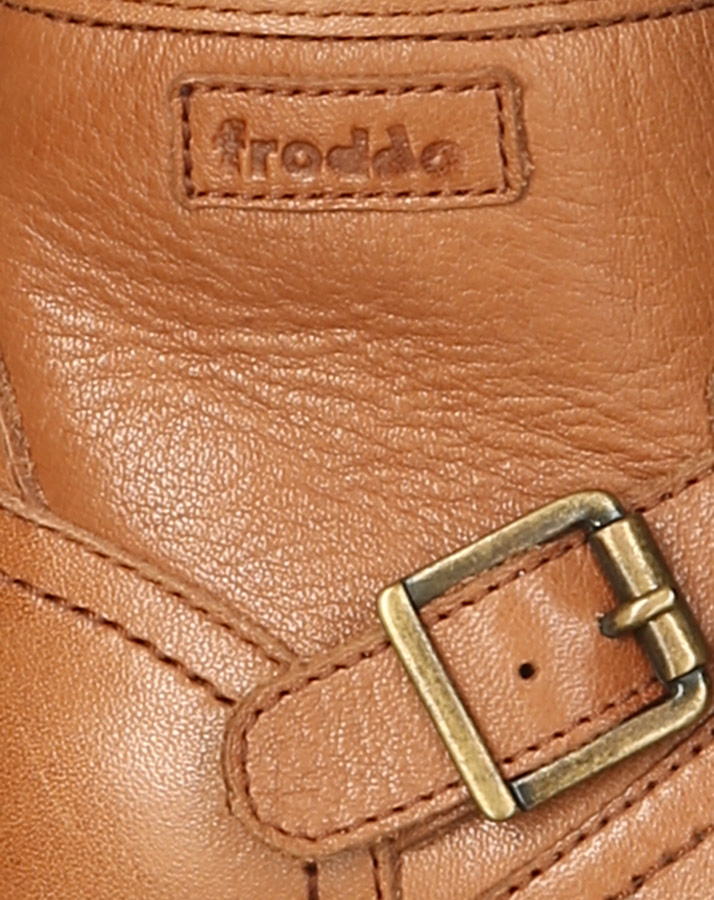 Winter-Stiefeletten CHASKA gefüttert in cognac