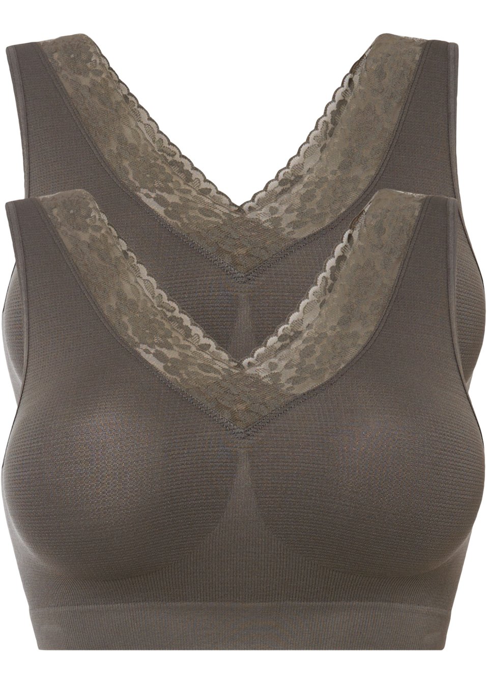Lot de 2 brassières sans couture Feel Comfort