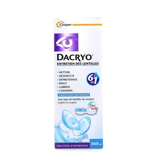 Dacryo Entretien des Lentilles 6-en-1