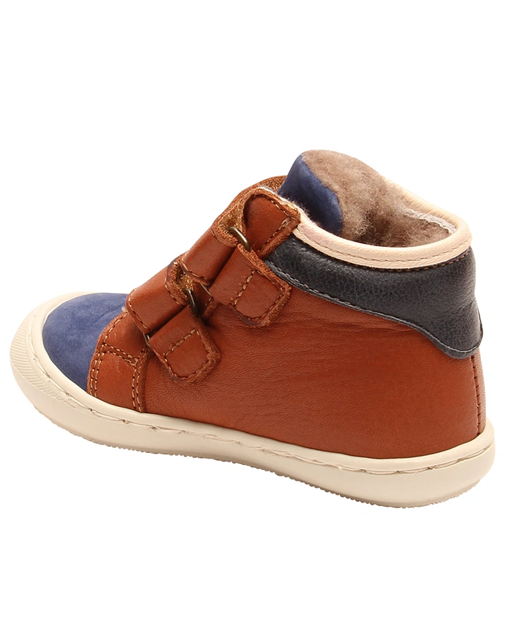 Klett-Lauflernschuhe SAKI gefüttert in brandy