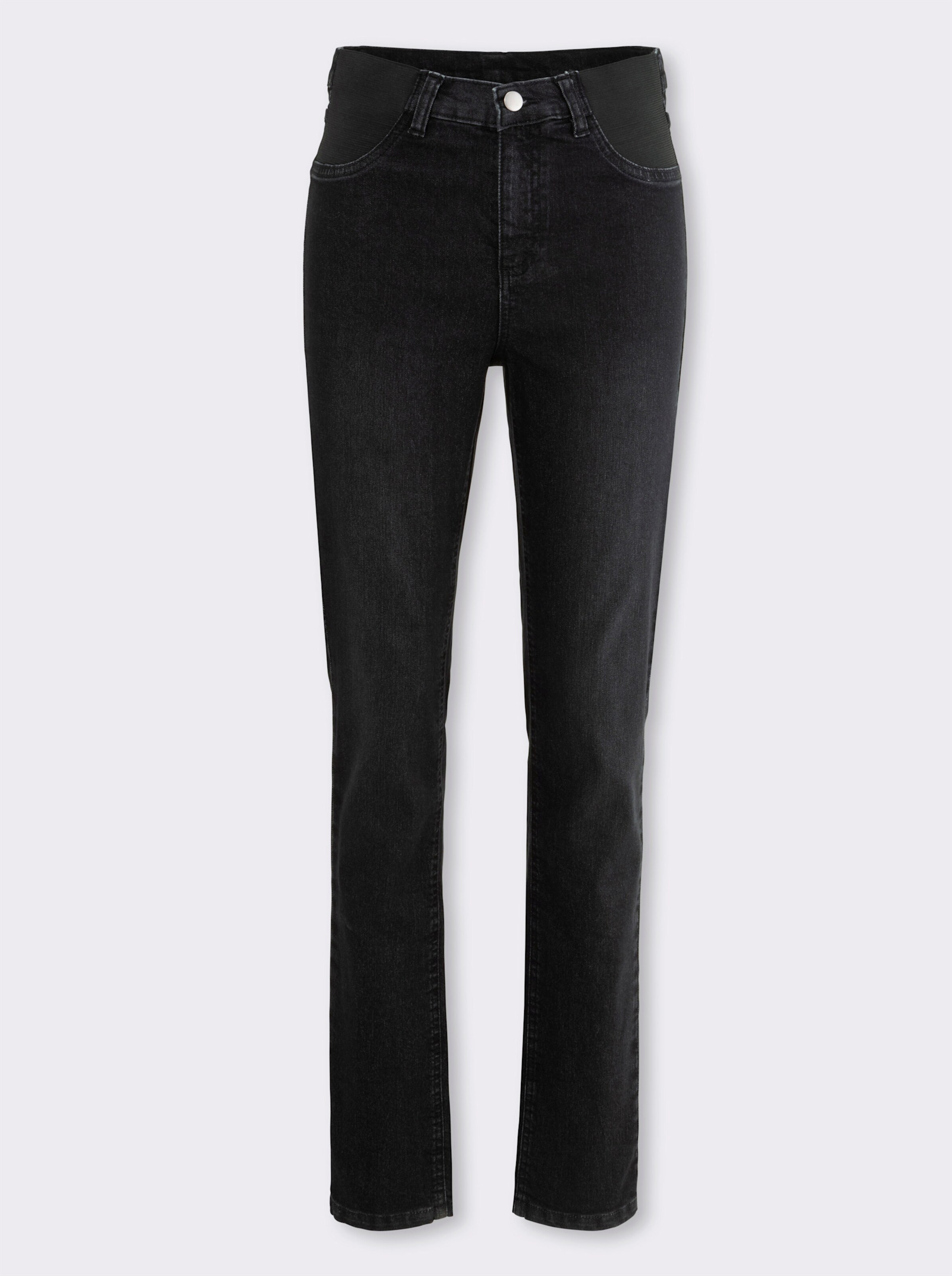 Jeans mit elastischen Einsätzen