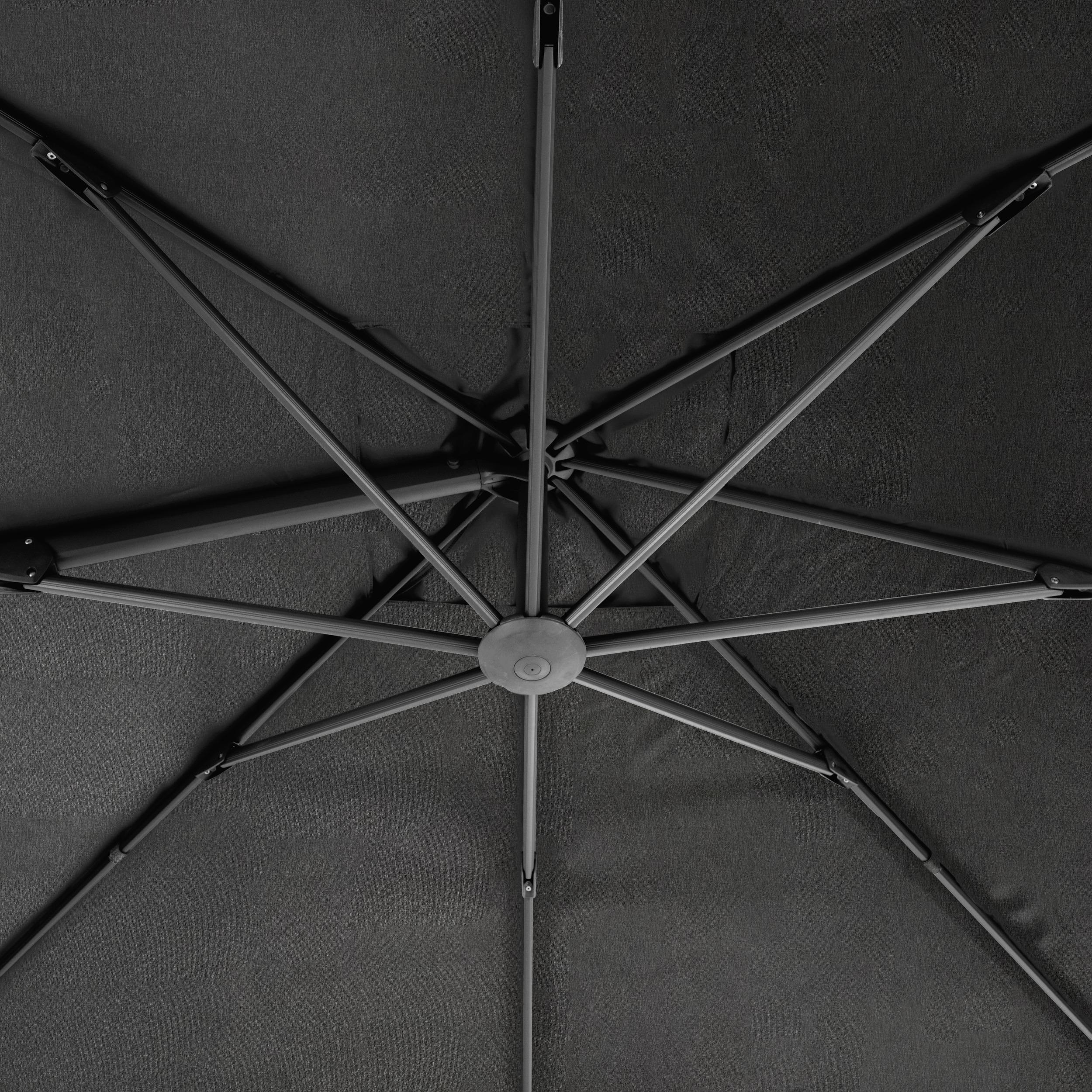 PARASOL DECENTRE ELEA 3X4M INCLINABLE SUNBRELLA ANTHRACITE