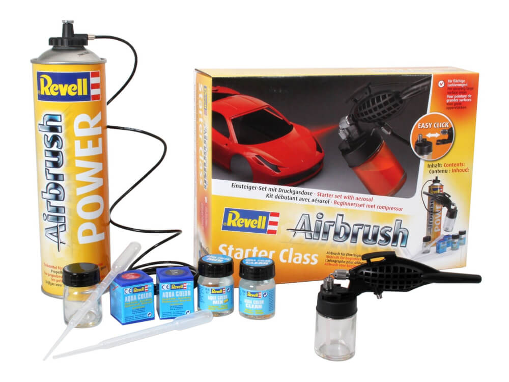 Komplett Set Starter Class, Revell Airbrush für Einsteiger