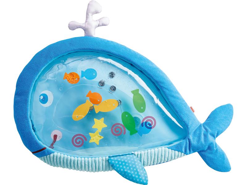 Haba Spielmatte Wasser Grosser Wal Wasser-Spielmatte mit weicher Stoffhülle