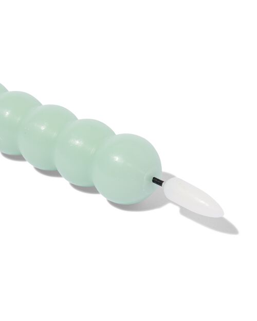 Bougie LED billes vert
