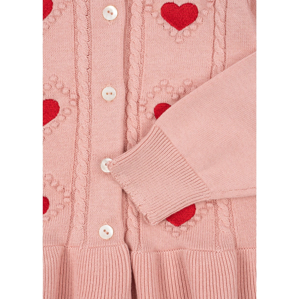 Køb Konges Sløjd Silver Pink Soleil Cardigan GOTS