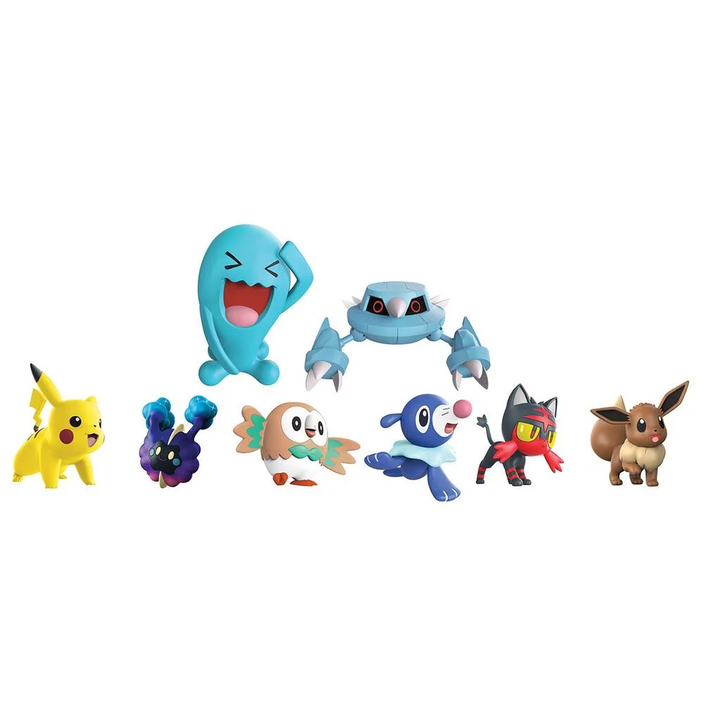 POKEMON -PACK DE 8 FIGURINES