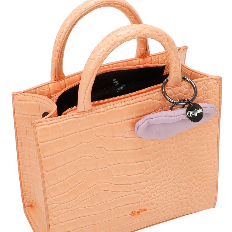 Big Boxy Collection Croco Orange Tan