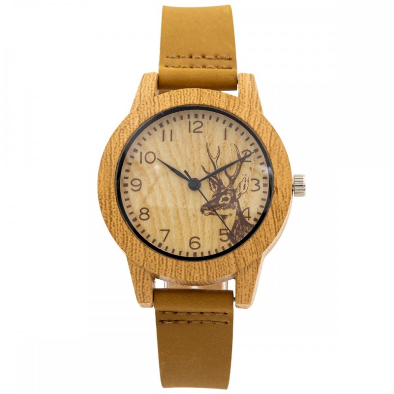 Montre Femme CHTIME bracelet Cuir Marron