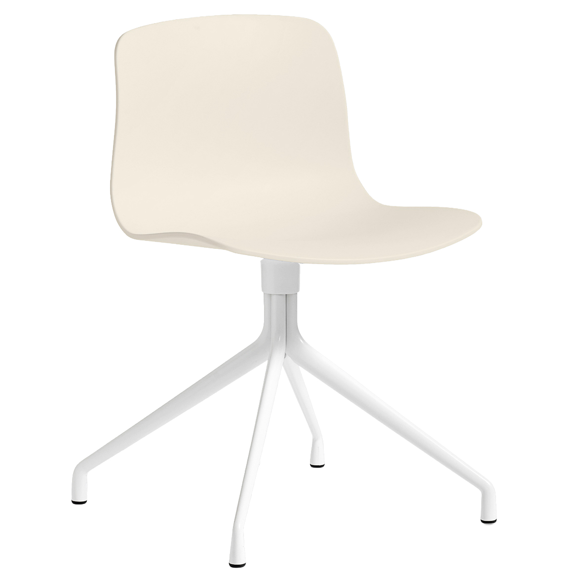Eetkamerstoel AAC 10 wit onderstel cream white