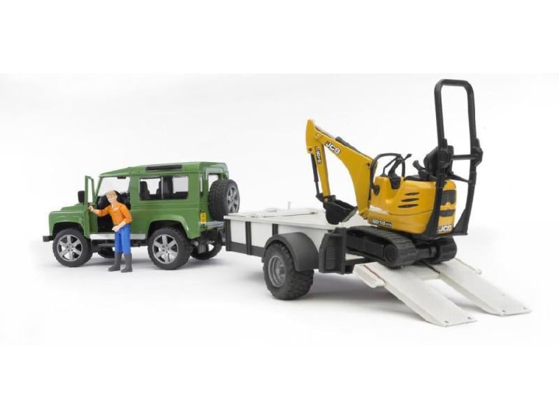 Bruder Spielwaren Off-Road Fahrzeug Land Rover Defender Profi-Serie, Massstab 1:16