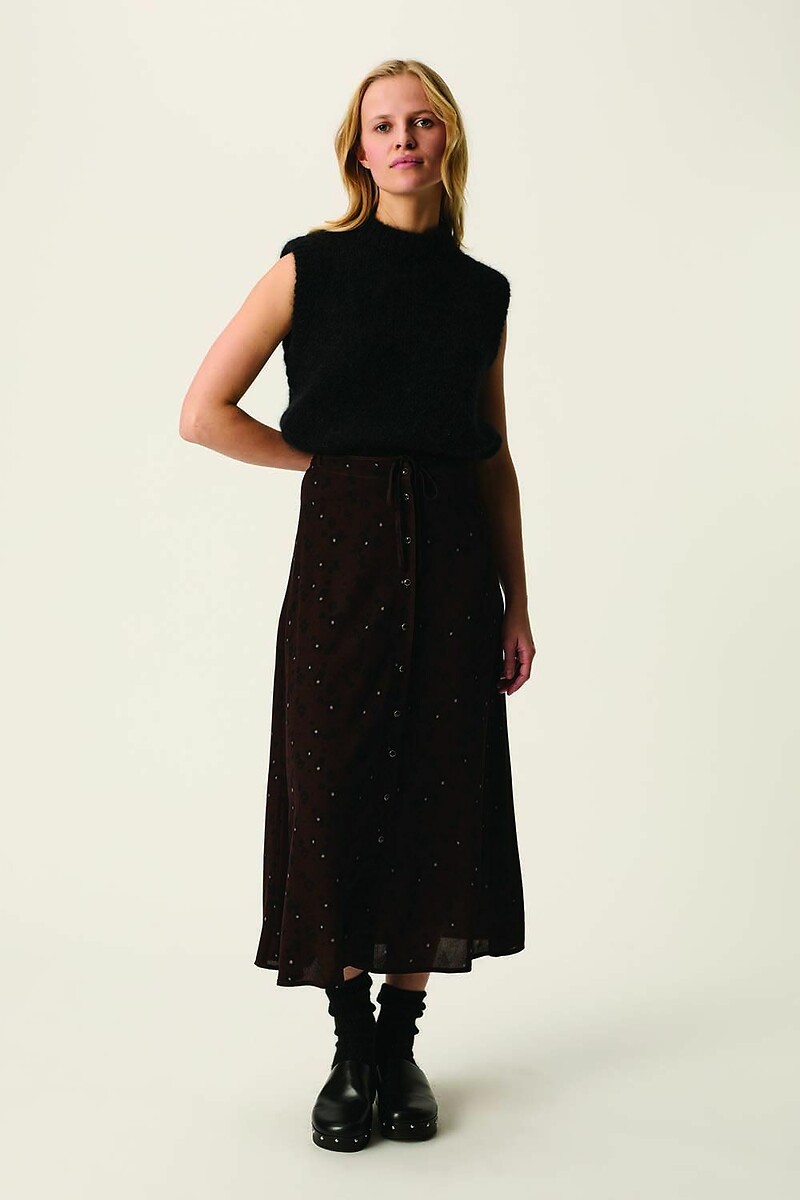 DES PETITS HAUTS<br>Midirok, luipaardprint, VALETTE