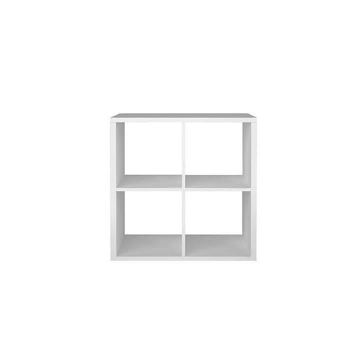 Étagère modulable 4 cubes GoodHome Mixxit blanc
