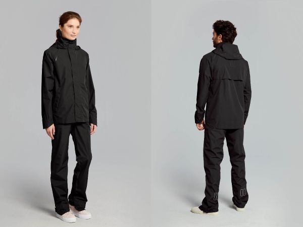 Basil Hoga Unisex Regnsæt, Jet Black