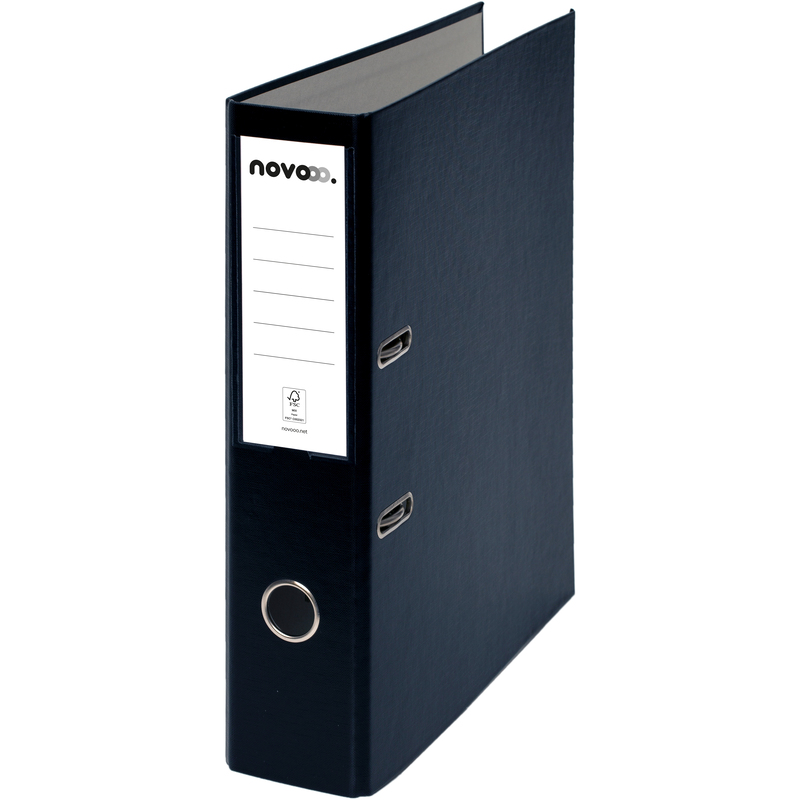 novooo Ordner, A4, 7 cm, schwarz