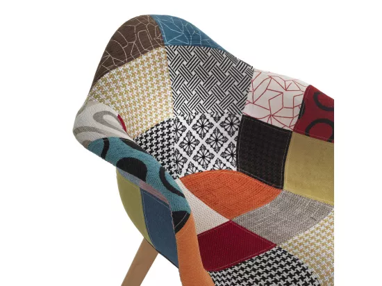 Set de 2 Fauteuils patchwork VICTORIA