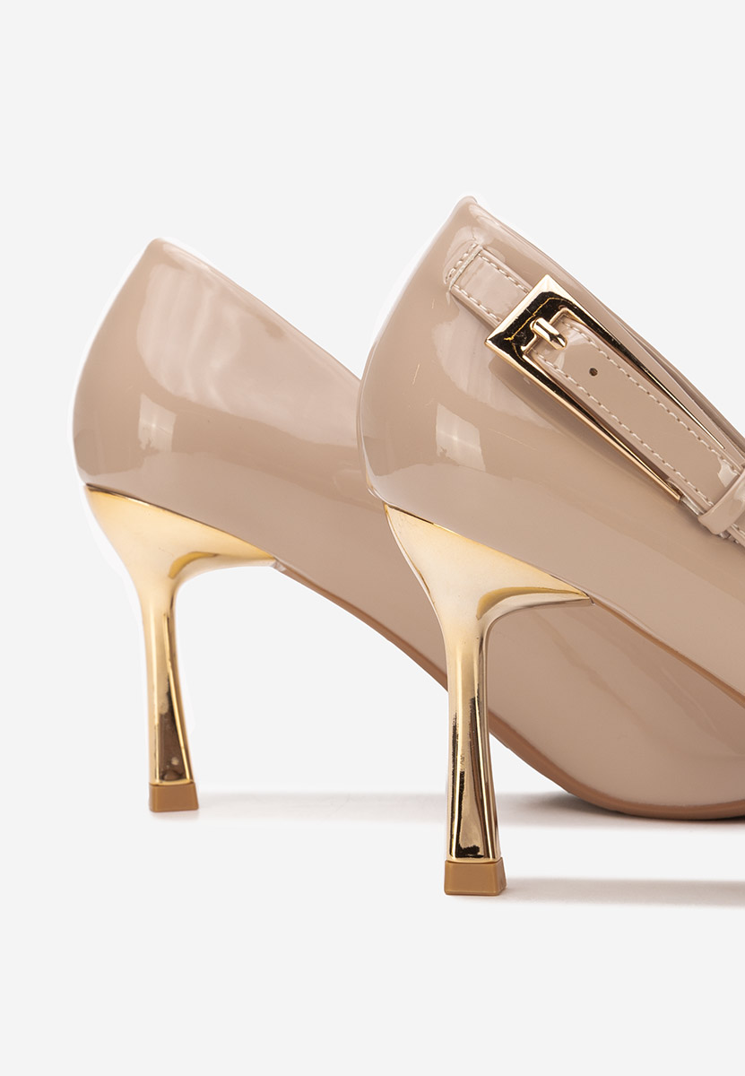 Chaussures stiletto kaki Rosalee V3