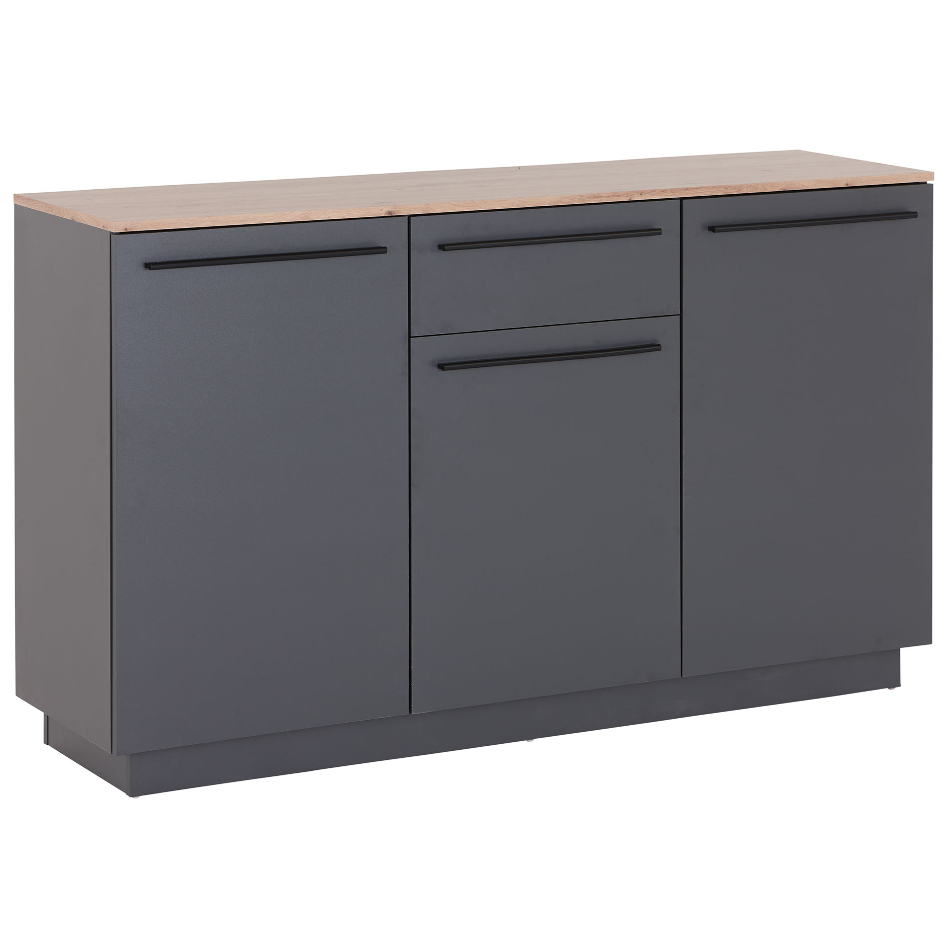 Sideboard - Artisan Eiche - anthrazit - 150 cm