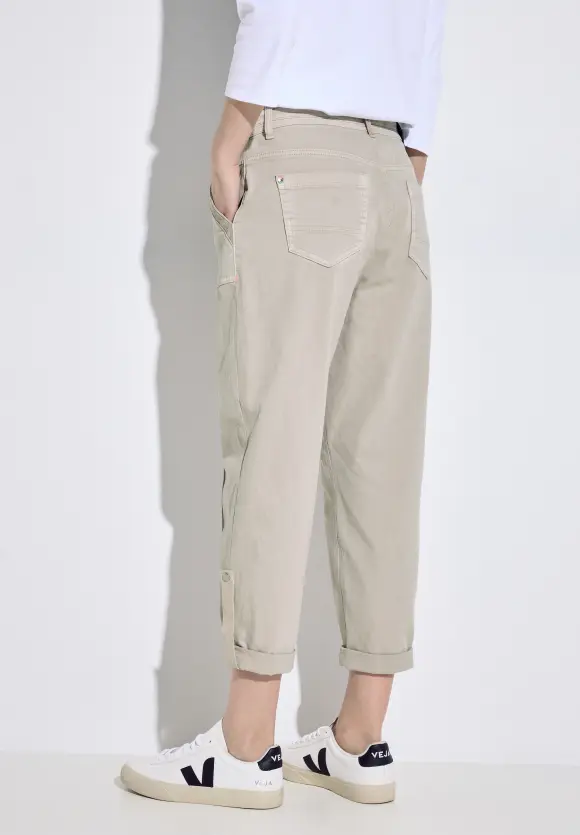 Loose Fit Balloon Hose - boulder beige
