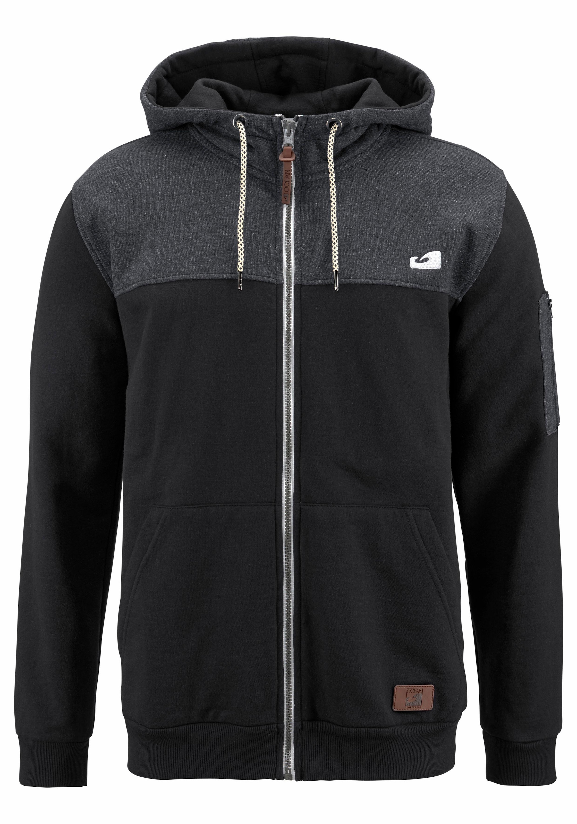 Ocean Sportswear Sweatjacke , Innen weich angeraut