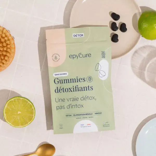 Epycure Minceur&Détox Gummies Détoxifiants Perte de Poids & Détox 60 gummies