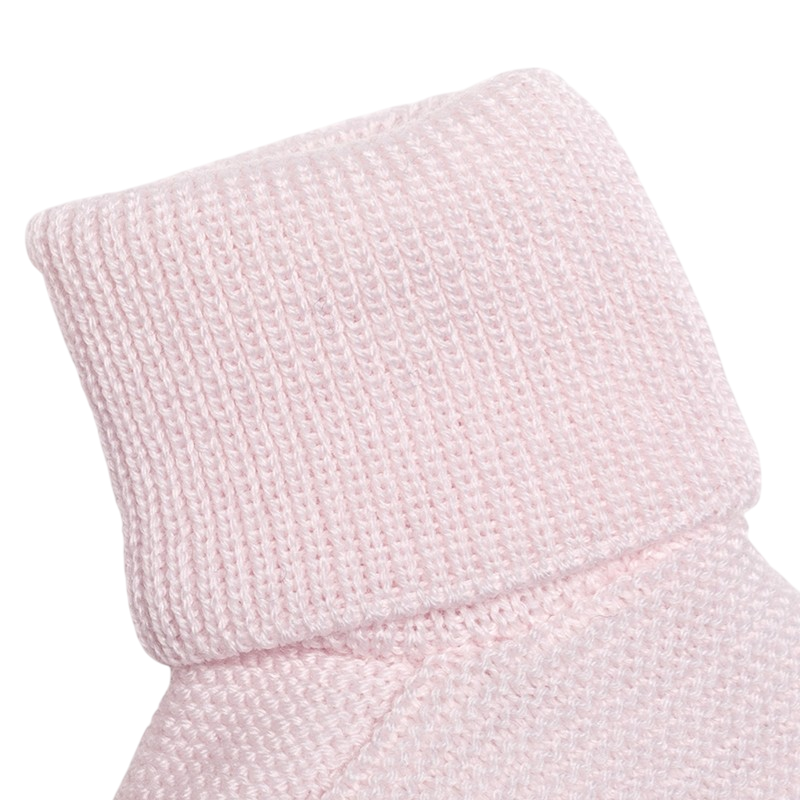 Babyschuhe Merinowolle rosa