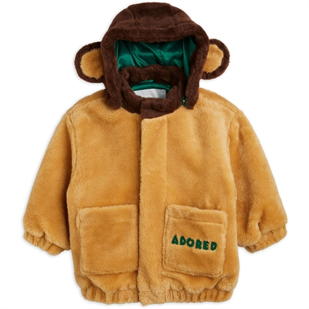 Adored Faux Fur Jakke Beige - Mini Rodini