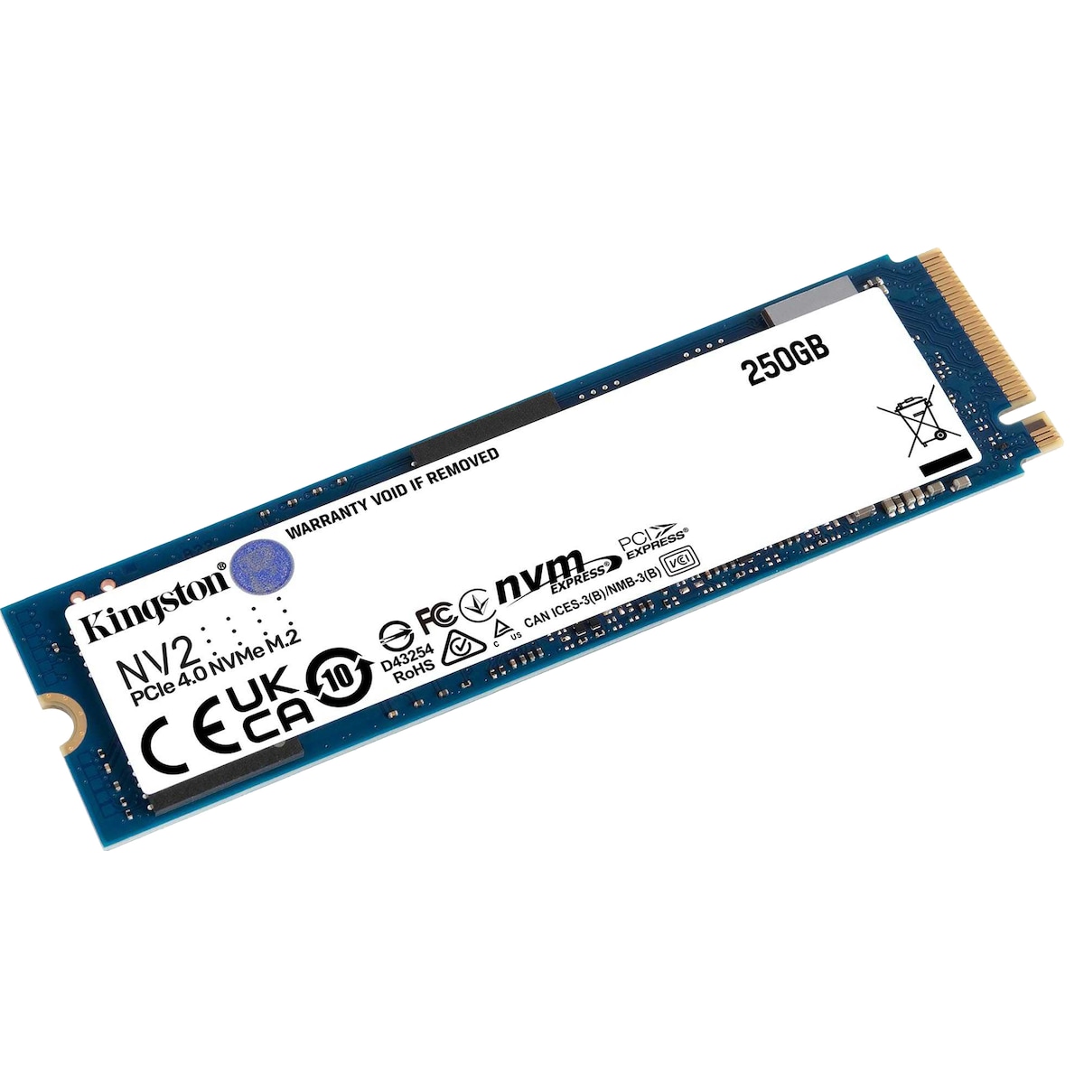 Kingston NV2 M.2 NVMe Gen 4 SSD (250GB)