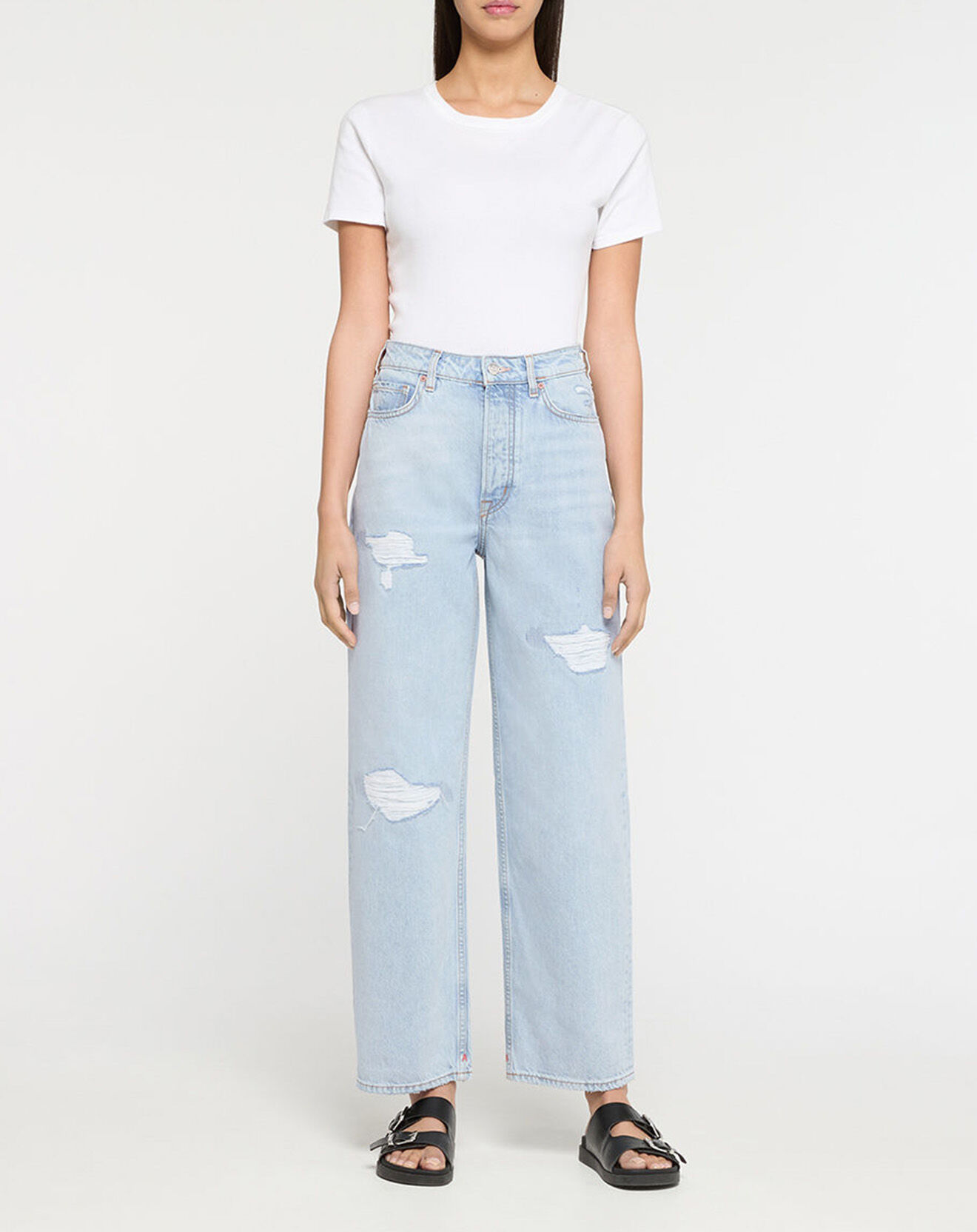 Scotch & Soda Jean Regular Fit Abrasion bleu clair